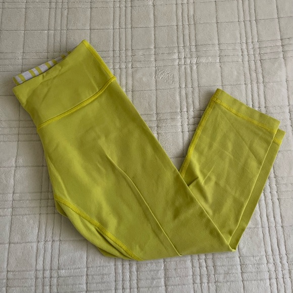 Lululemon Yellow Leggings - Picture 1 of 4